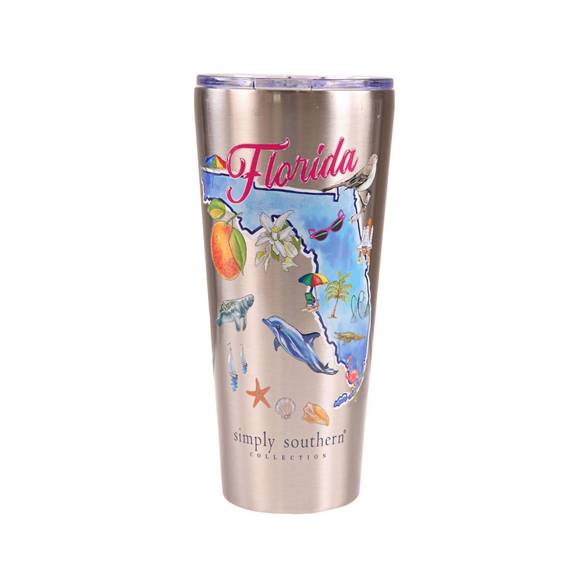 NEW SIMPLY SOUTHERN men's florida tumbler in multi - Picture 1 of 1